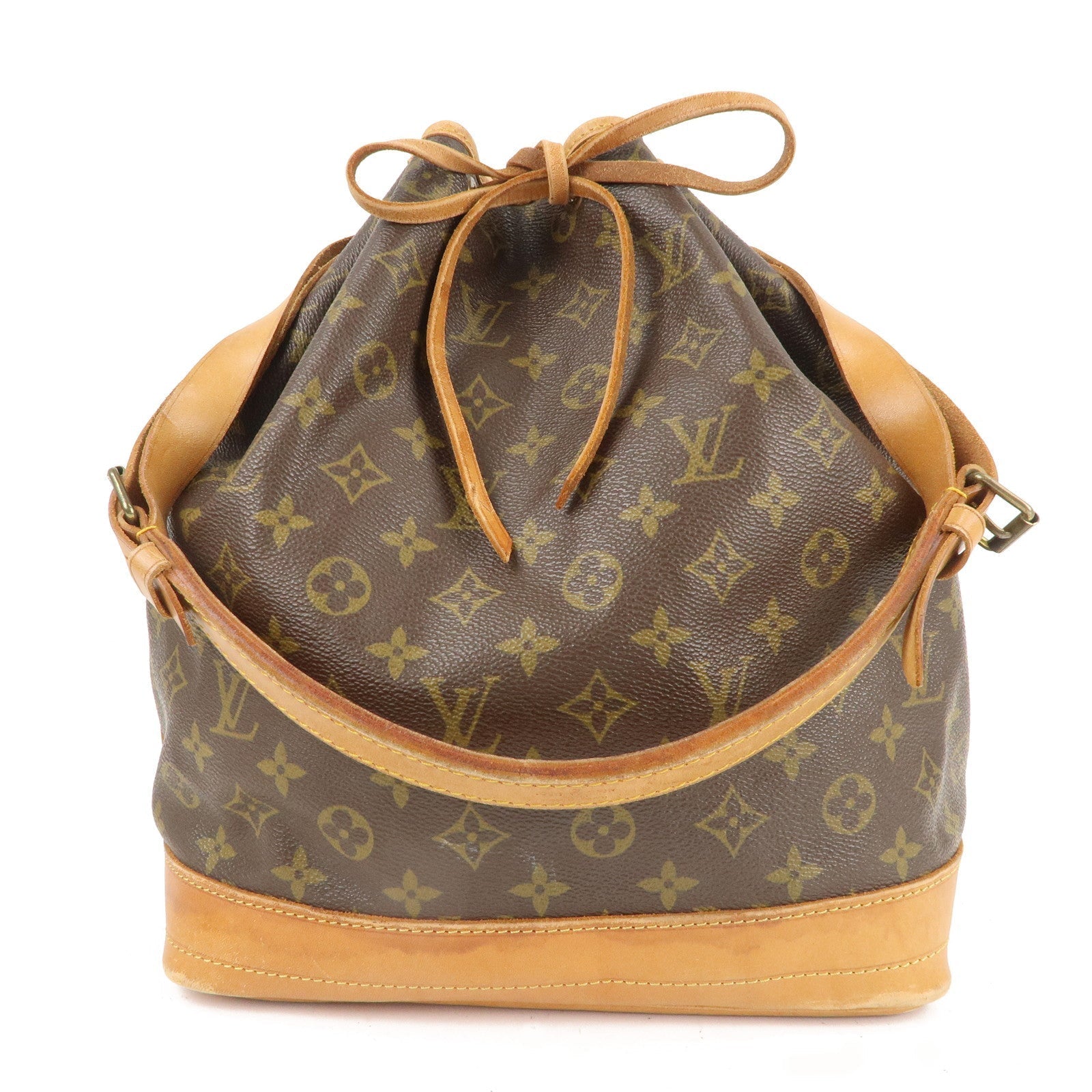 Louis Vuitton Monogram Noe Shoulder Bag Hand Bag Brown M42224