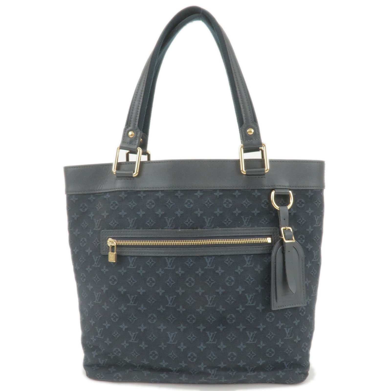 Louis Vuitton Monogram Mini Lucille GM Tote Bag Blue M92679