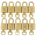 Louis Vuitton Set of 10 Lock & Key Cadena Key Lock