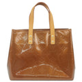 Louis Vuitton Monogram Vernis Lead PM Hand Bag Bronze M91146