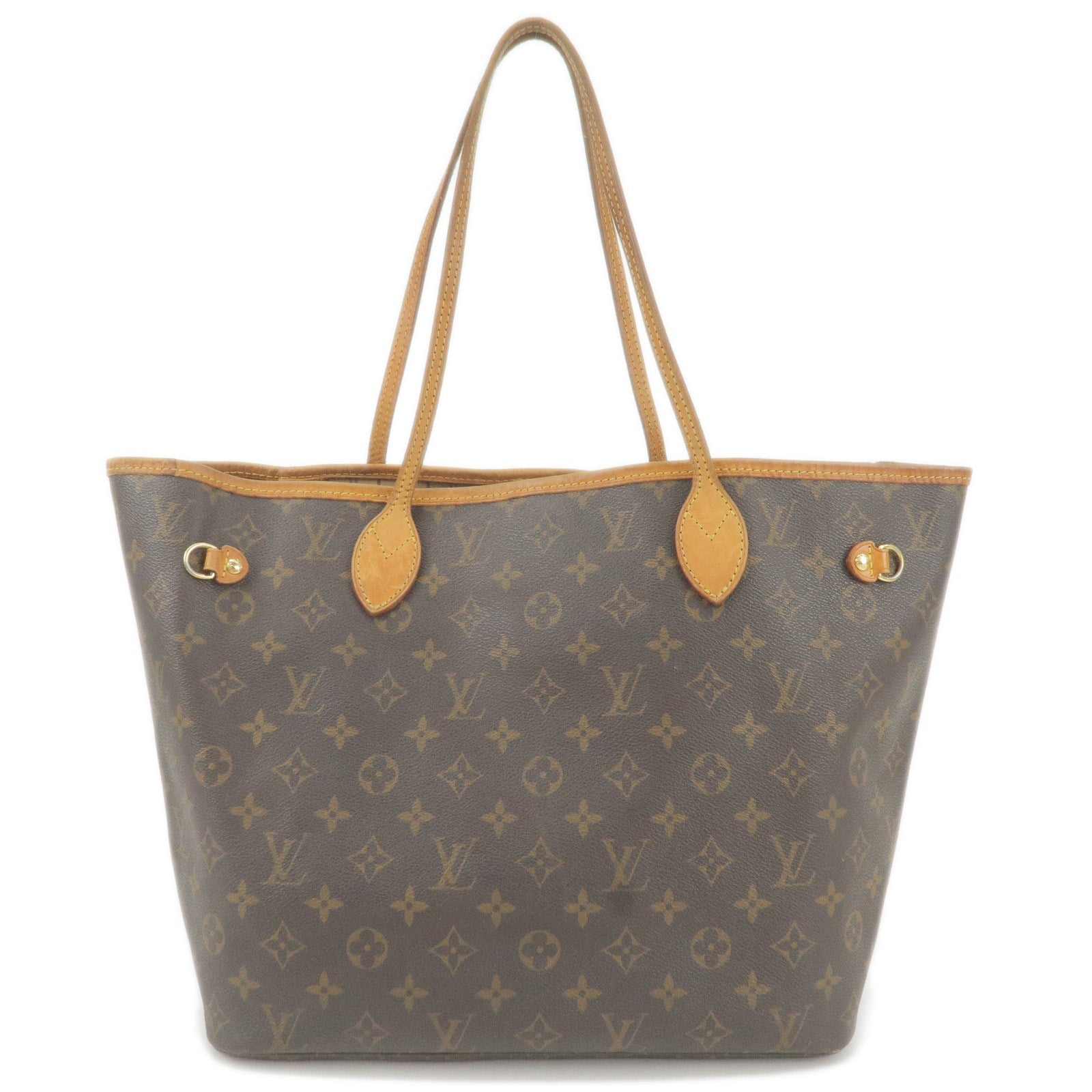 Louis Vuitton Monogram Neverfull MM Tote Bag Hand Bag 40156