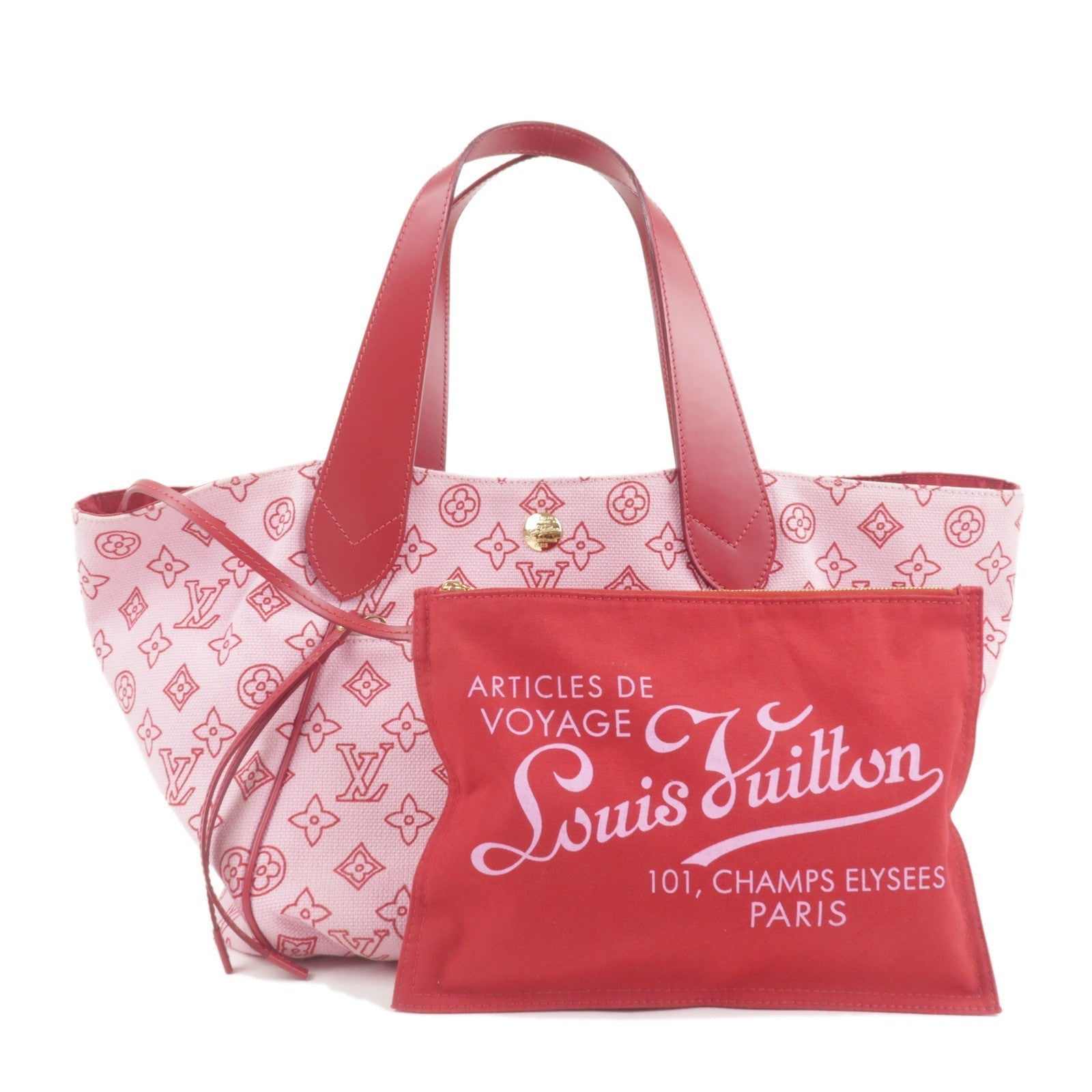 Louis Vuitton Beach Line Cabas Ipanema GM Tote Bag Rose M95988