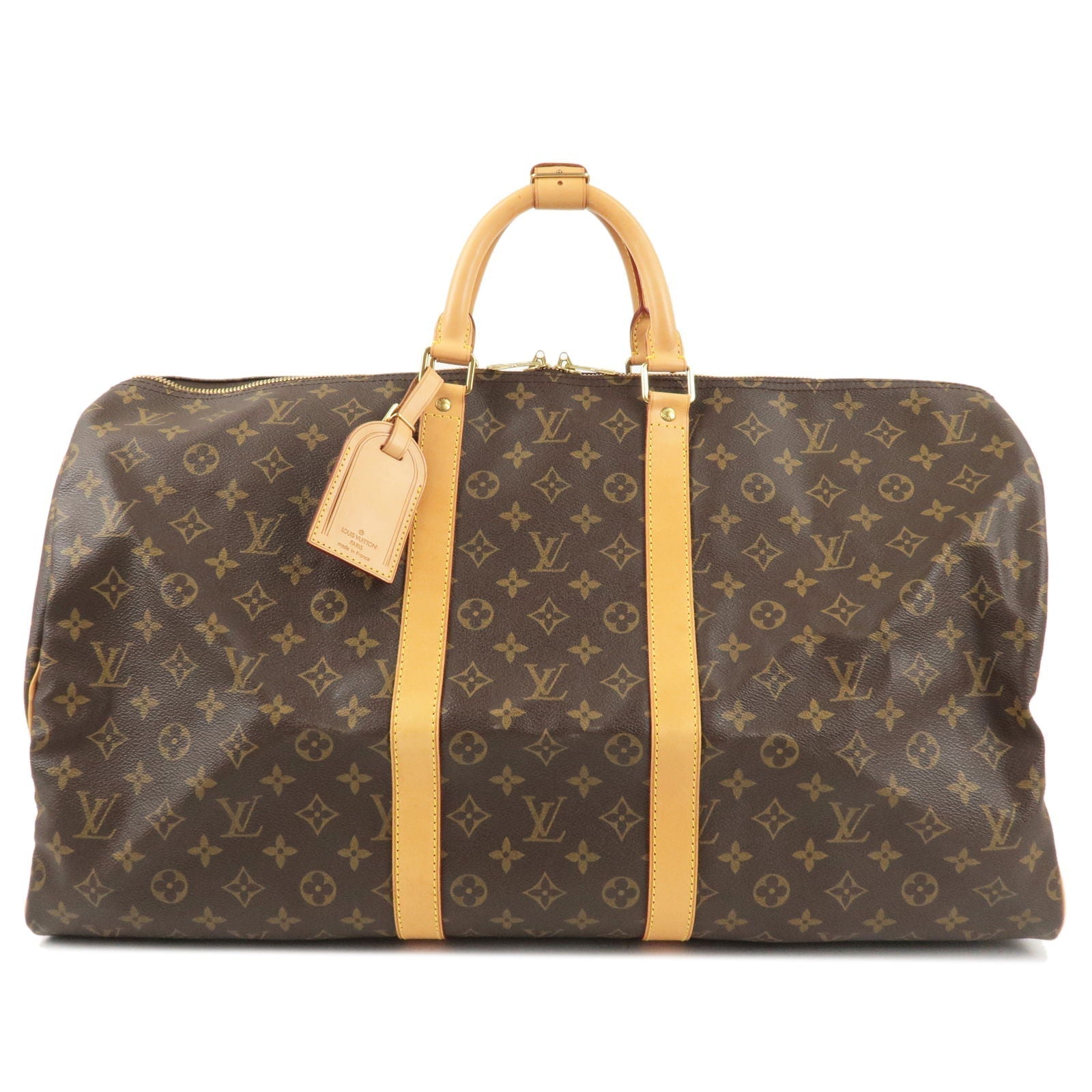 Louis Vuitton Monogram Keep All 55 Boston Bag M41424