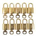 Louis Vuitton Set of 10 Lock & Key Cadena Key Lock