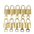Louis Vuitton Set of 10 Lock & Key Cadena Key Lock Gold