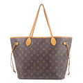 Louis Vuitton Monogram Neverfull MM Tote Bag Brown M40156
