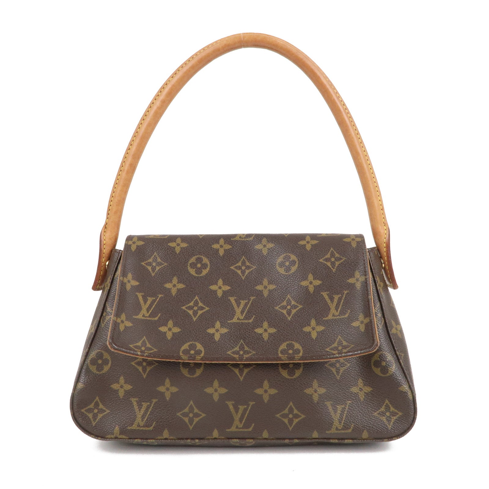Louis Vuitton Monogram Mini Looping Shoulder Bag Brown M51147