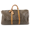 Louis Vuitton Monogram Keep All 60 Boston Bag Brown M41422
