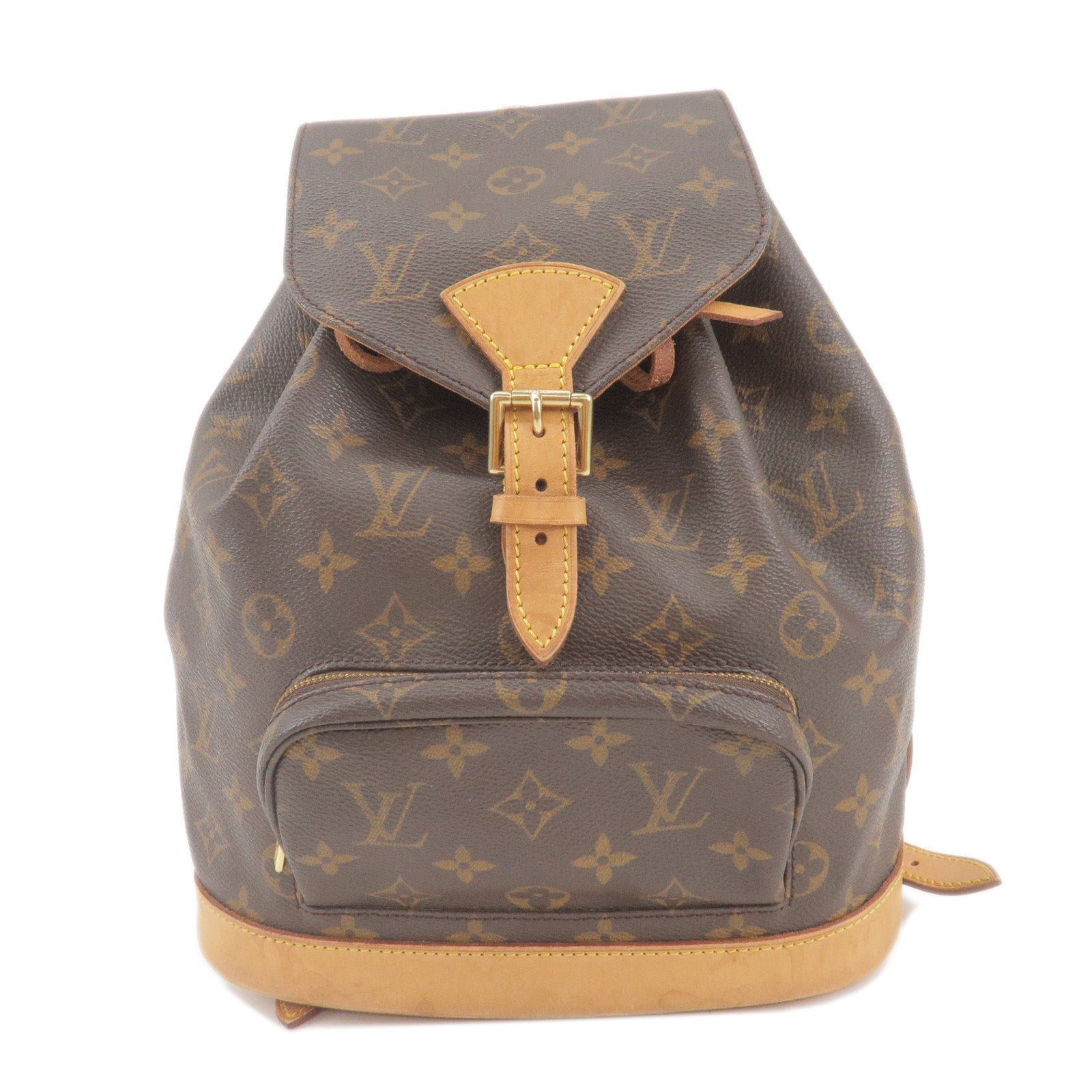 Louis Vuitton Monogram Montsouris MM Back Pack Bag M51136