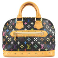 Louis Vuitton Monogram Multi Color Alma Hand Bag Noir M92646