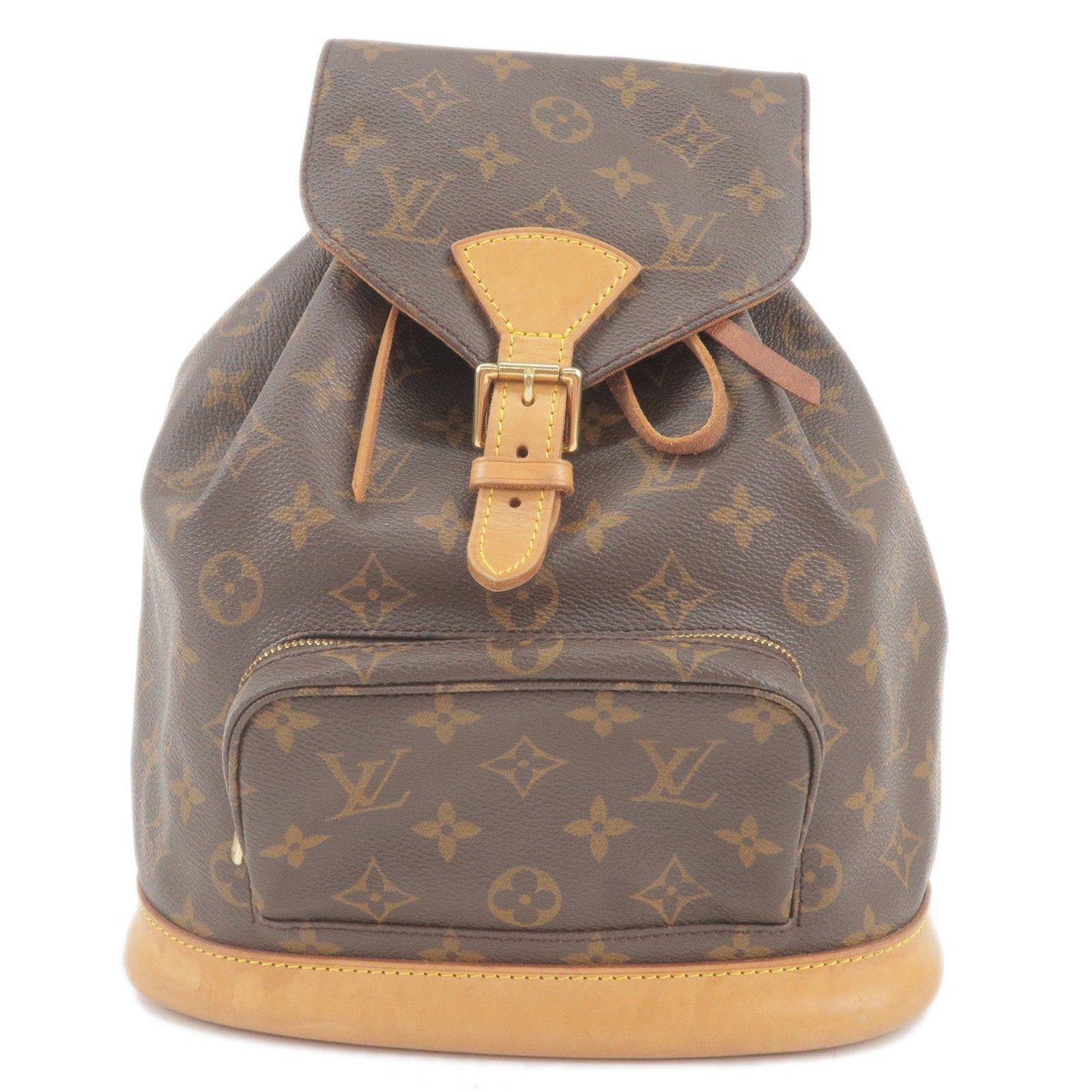 Louis Vuitton Monogram Montsouris MM Back Pack Bag M51136