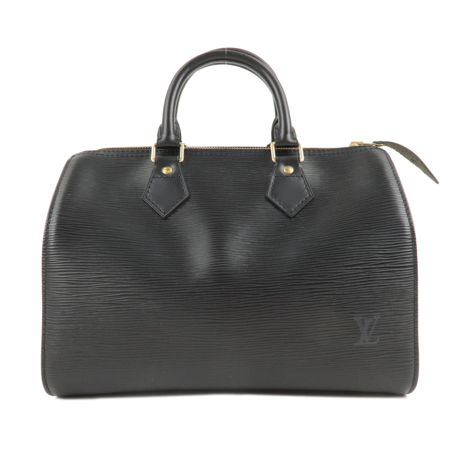Louis Vuitton Epi Speedy 25 Hand Bag Boston Bag Noir M59032