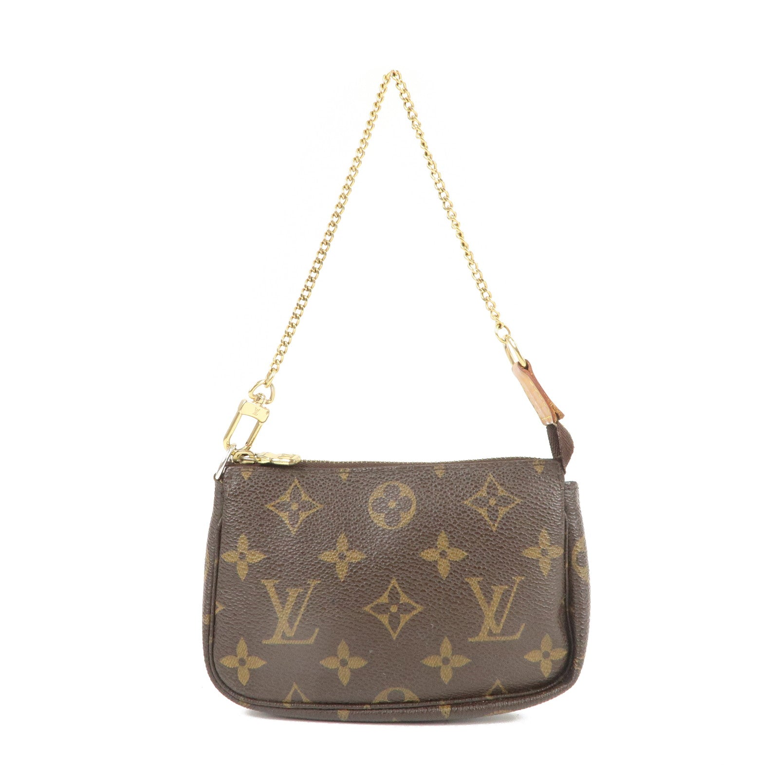 Louis Vuitton Monogram Mini Pochette Accessoires Brown M58009