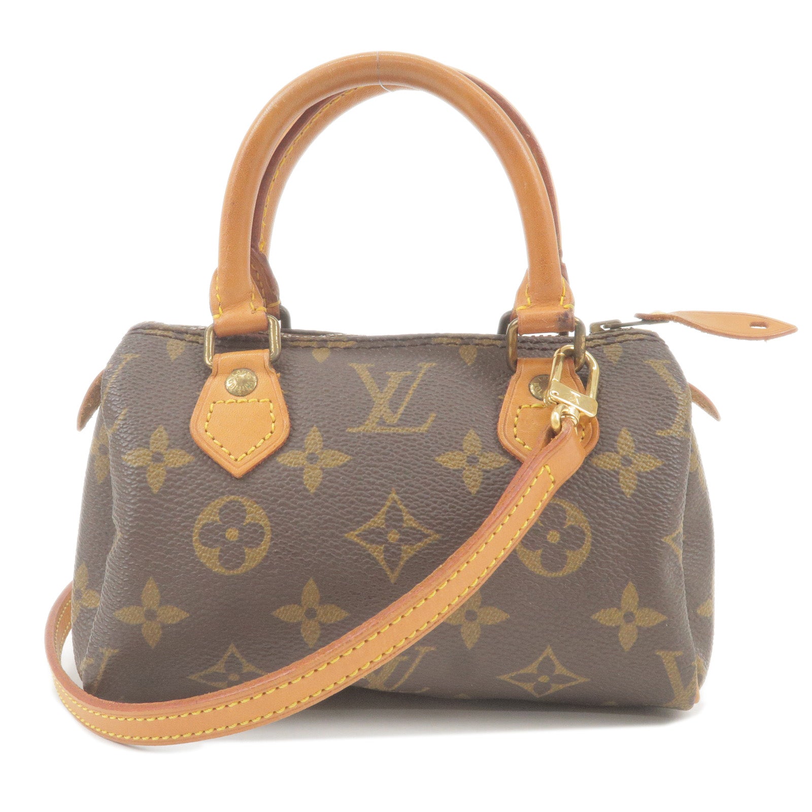 Louis Vuitton Monogram Mini Speedy & Strap M41534 J00145