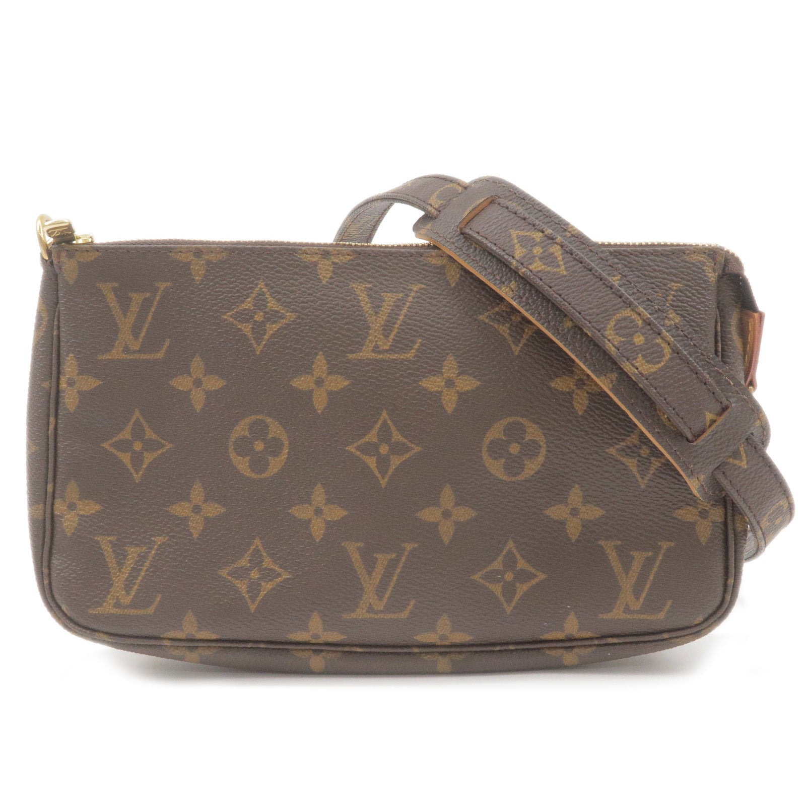 Louis Vuitton Monogram Pochette Accessoires & Strap M51980 J75010