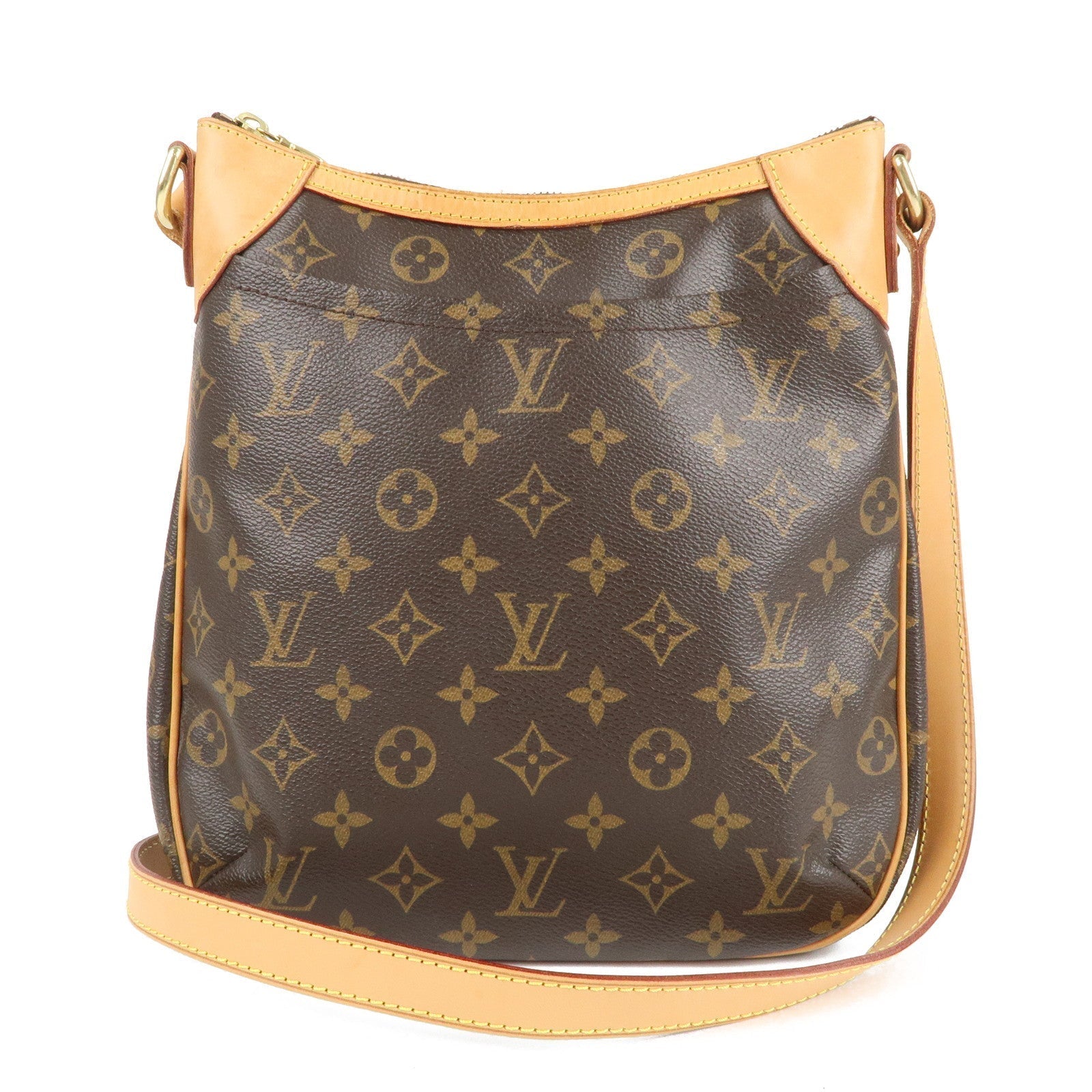 Louis Vuitton Monogram Odeon PM Shoulder Bag Brown M56390