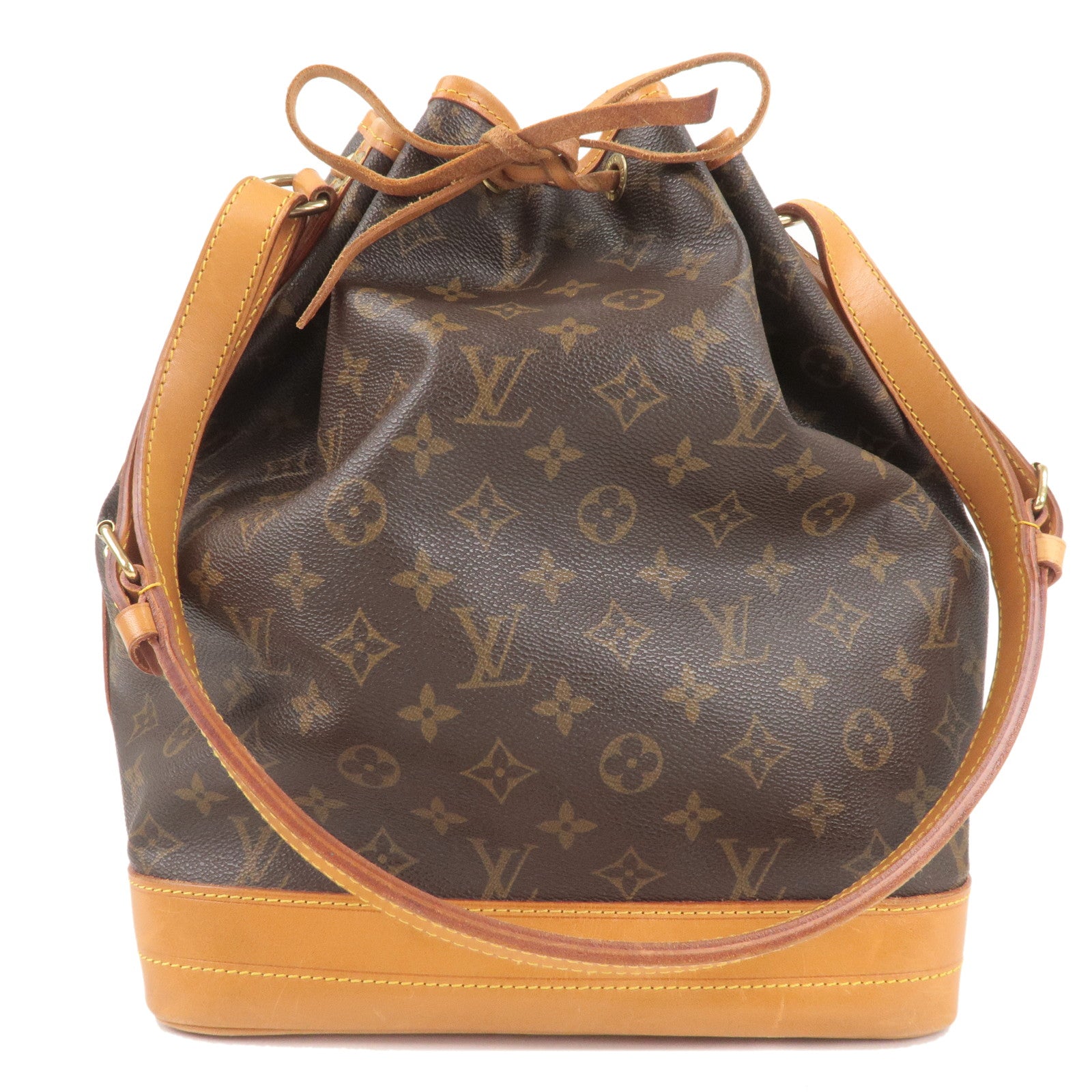Louis Vuitton Monogram Noe Shoulder Bag Brown M42224