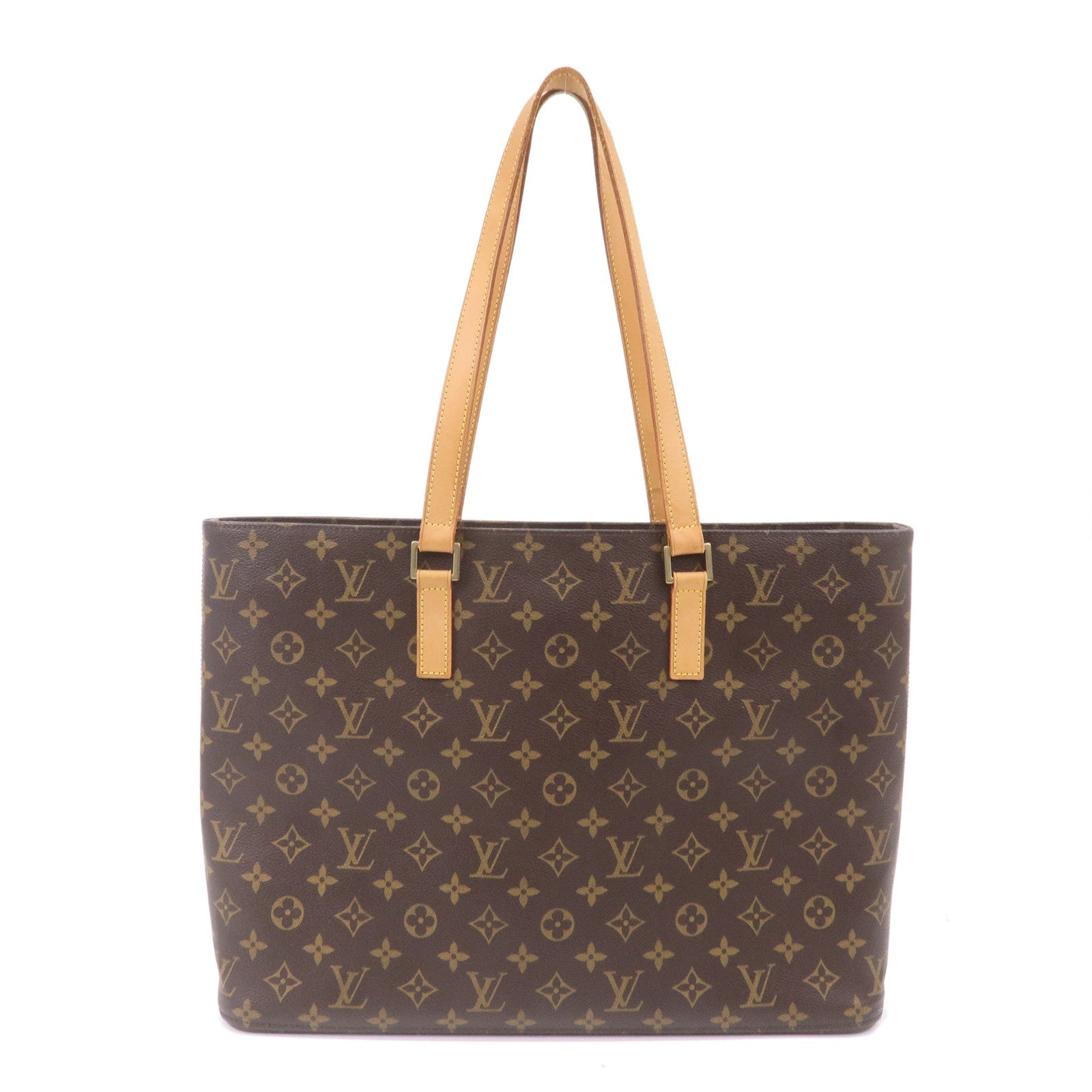Louis Vuitton Monogram Luco Tote Bag Hand Bag Brown M51155