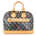 Louis Vuitton Monogram Multi Color Alma Hand Bag Noir M92646