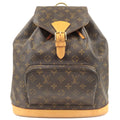 Louis Vuitton Monogram Montsouris GM Back Pack M51135