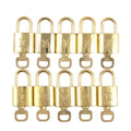 Louis Vuitton Set of 10 Lock & Key Cadena Key Lock Gold
