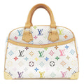Louis Vuitton Monogram Multi Color Trouville Hand Bag Blanc M92663
