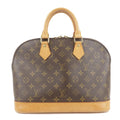Louis Vuitton Monogram Alma Hand Bag Brown M51130