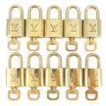 Louis Vuitton Set of 10 Lock & Key Cadena Key Lock