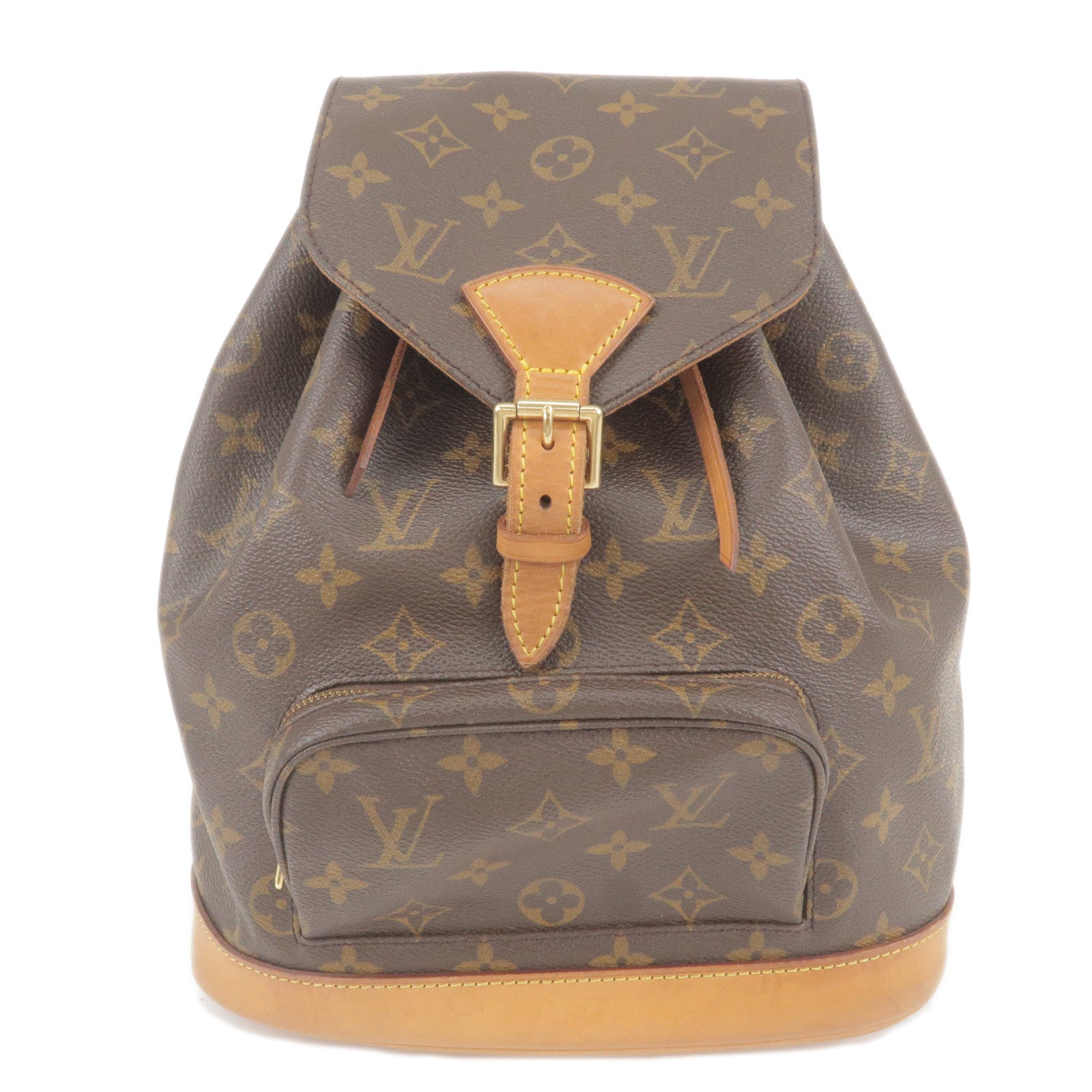 Louis Vuitton Monogram Montsouris MM Back Pack Bag M51136