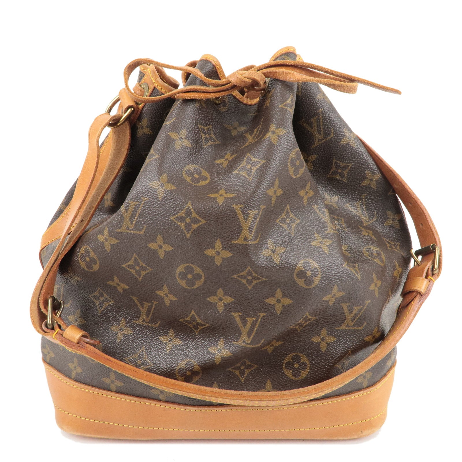 Louis Vuitton Monogram Noe Shoulder Bag Brown M42224