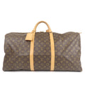 Louis Vuitton Monogram Keep All 60 Boston Bag Brown M41422