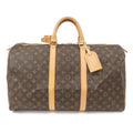 Louis Vuitton Monogram Keep All 50 Boston Bag Brown M41426