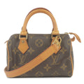 Louis Vuitton Monogram Mini Speedy Shoulder Bag Boston Bag M41534