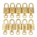 Louis Vuitton Set of 10 Lock & Key Cadena Key Lock