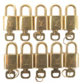 Louis Vuitton Set of 10 Lock & Key Cadena Key Lock