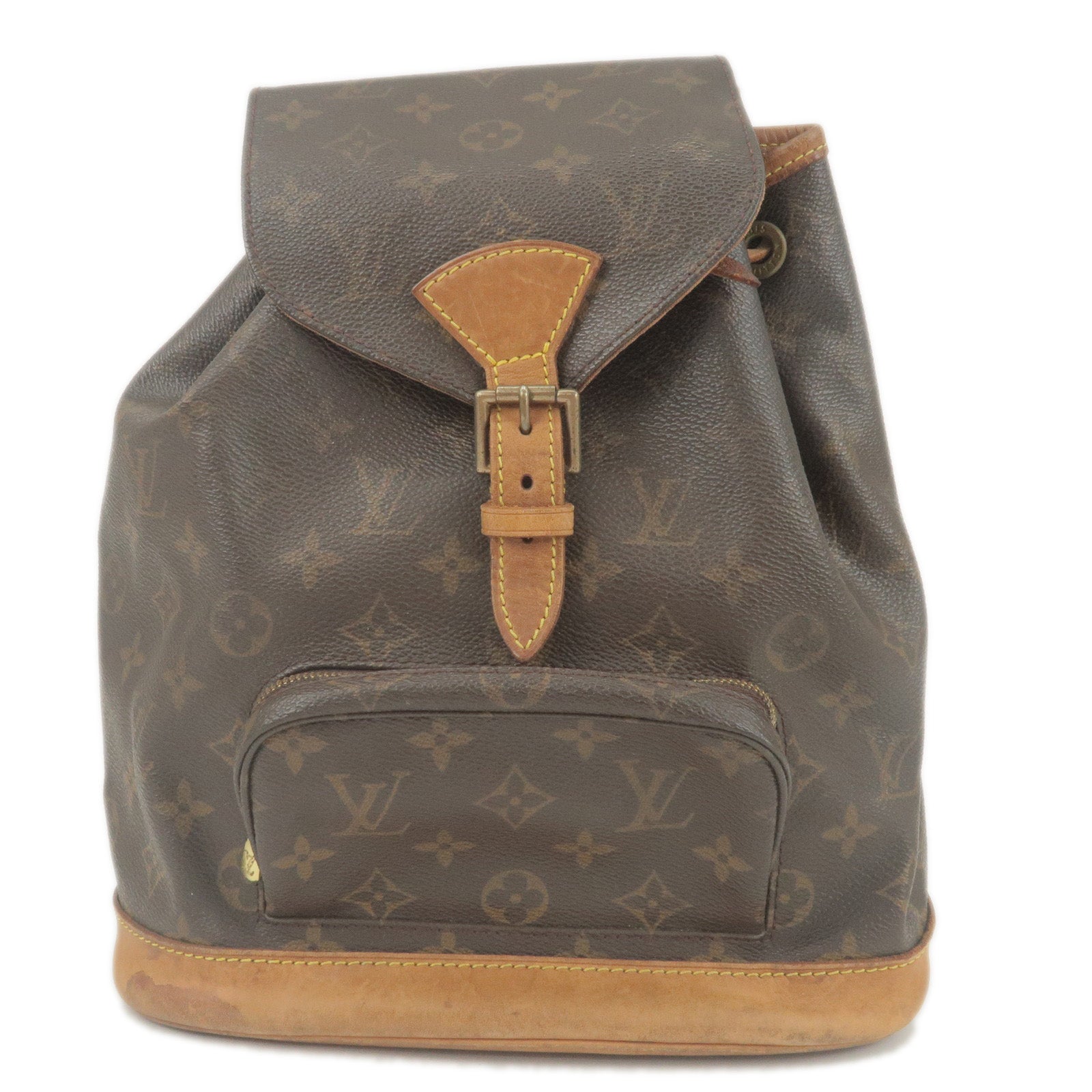 Louis Vuitton Monogram Montsouris MM Back Pack Bag M51136