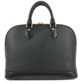 Louis Vuitton Epi Alma Hand Bag Noir Black M52142