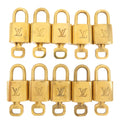 Louis Vuitton Set of 10 Lock & Key Cadena Key Lock