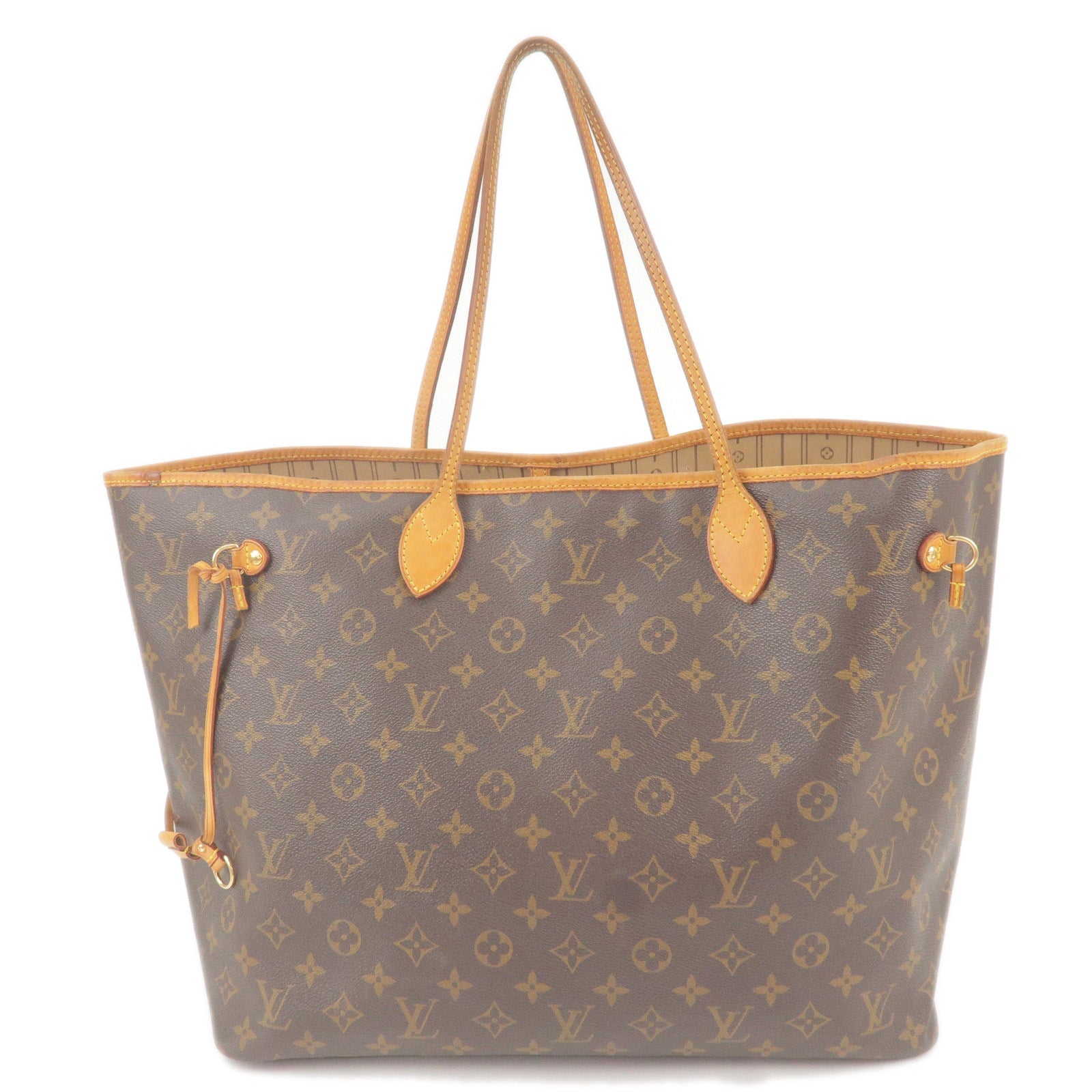 Louis Vuitton Monogram Neverfull GM Tote Bag Hand Bag M40157
