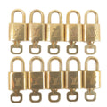 Louis Vuitton Set of 10 Lock & Key Cadena Key Lock
