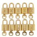 Louis Vuitton Set of 10 Lock & Key Cadena Key Lock