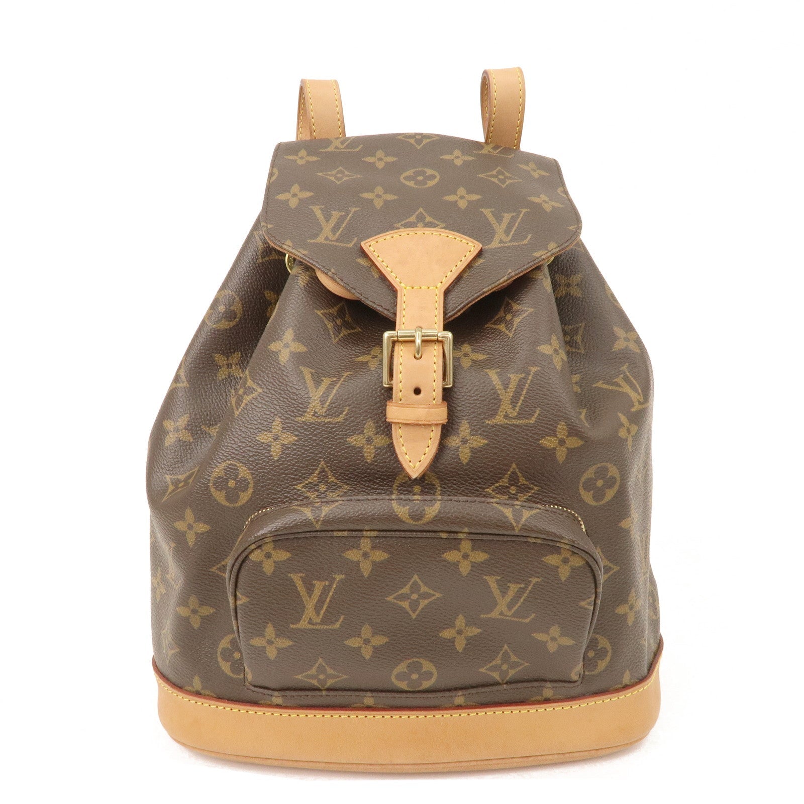 Louis Vuitton Monogram Montsouris MM Back Pack Bag M51136
