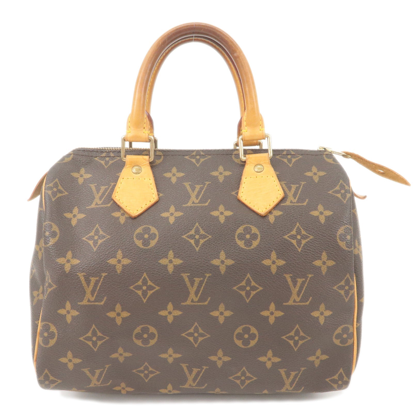 Louis Vuitton Monogram Speedy 25 Hand Bag Boston Bag M41528