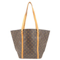 Louis Vuitton Monogram Sac Shopping Shoulder Bag Brown M51108