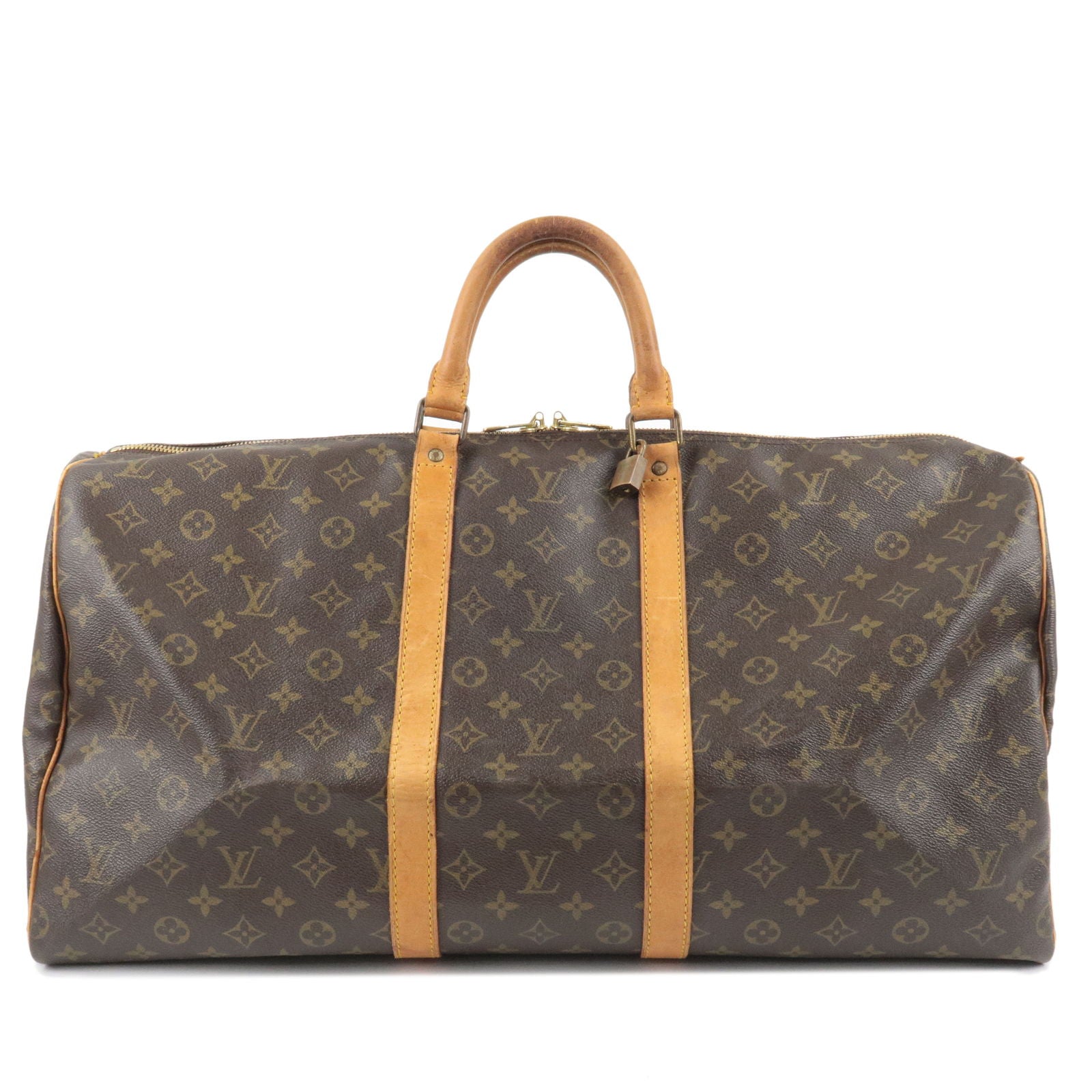 Louis Vuitton Monogram Keep All 55 Boston Bag M41424