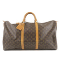 Louis Vuitton Monogram Keep All 60 Boston Bag Brown M41422