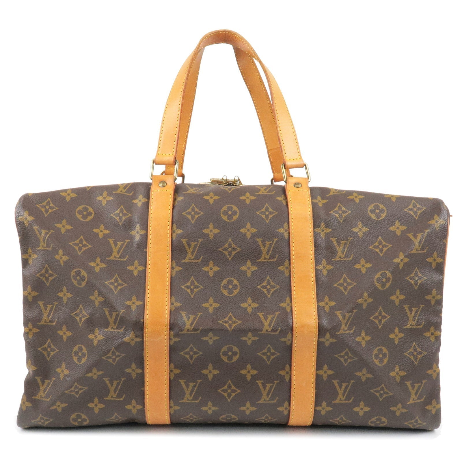 Louis Vuitton Monogram Sac Souple 45 Boston Bag M41624