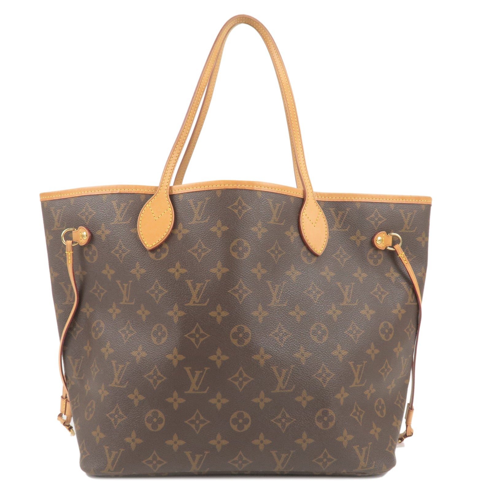 Louis Vuitton Monogram Neverfull MM Tote Bag Brown M40156