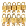 Louis Vuitton Set of 10 Lock & Key Cadena Key Lock