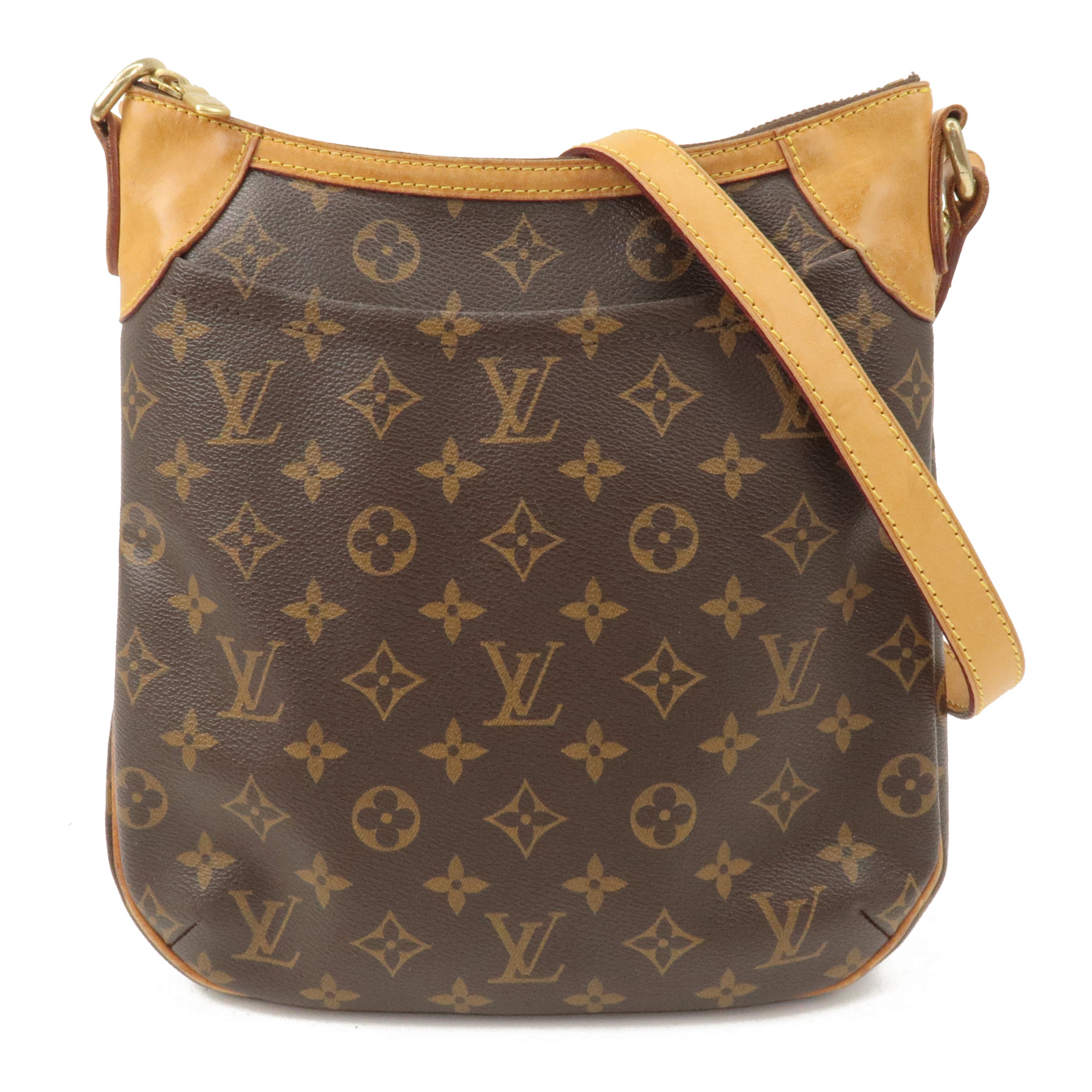 Louis Vuitton Monogram Odeon PM Shoulder Bag Brown M56390